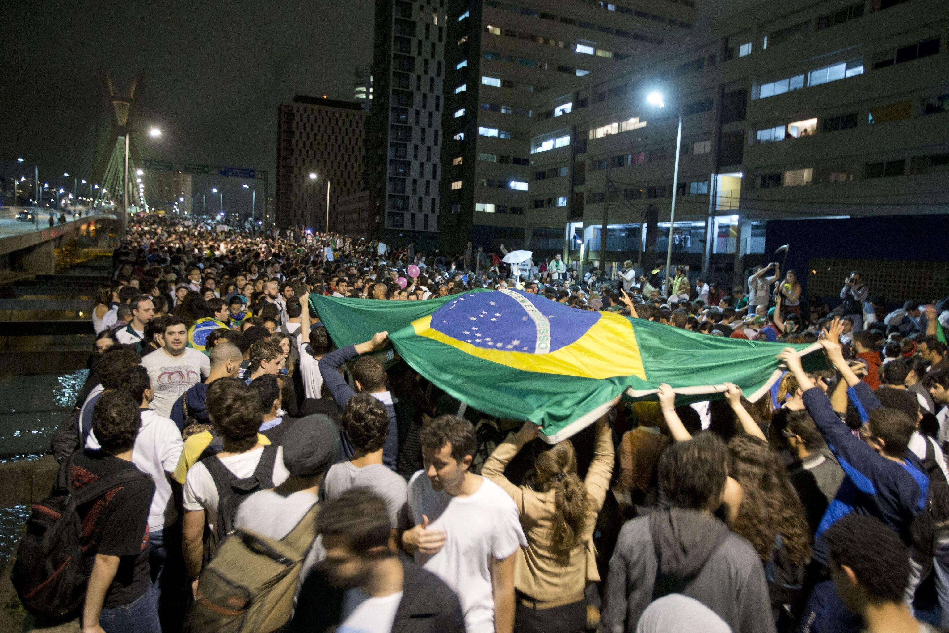 Protesta Brasile