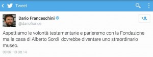 tweet Dario Franceschini