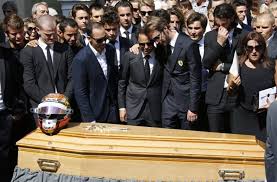 Gli altri piloti di Formula 1 commossi al funerale di Jules Bianchi