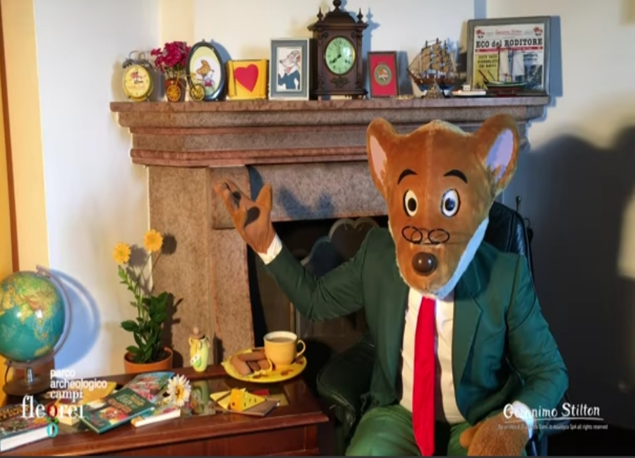 Geronimo Stilton promuove i Campi Flegrei