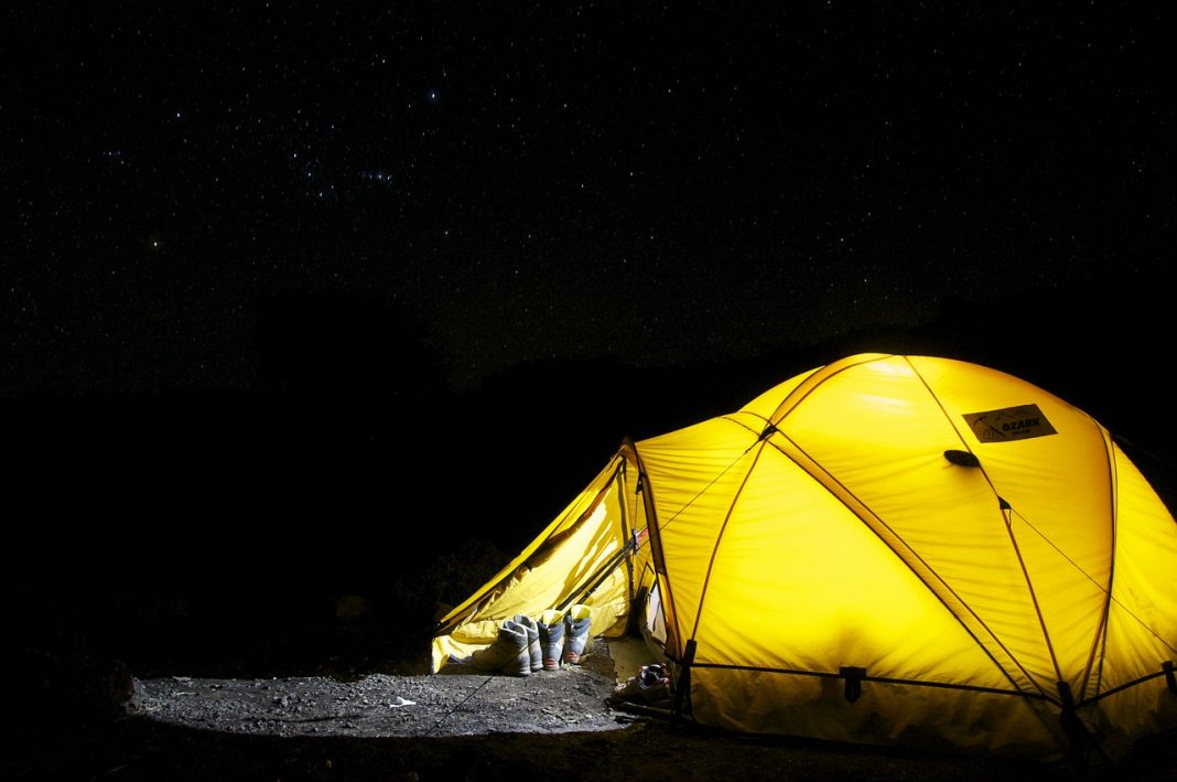 campeggio in tenda