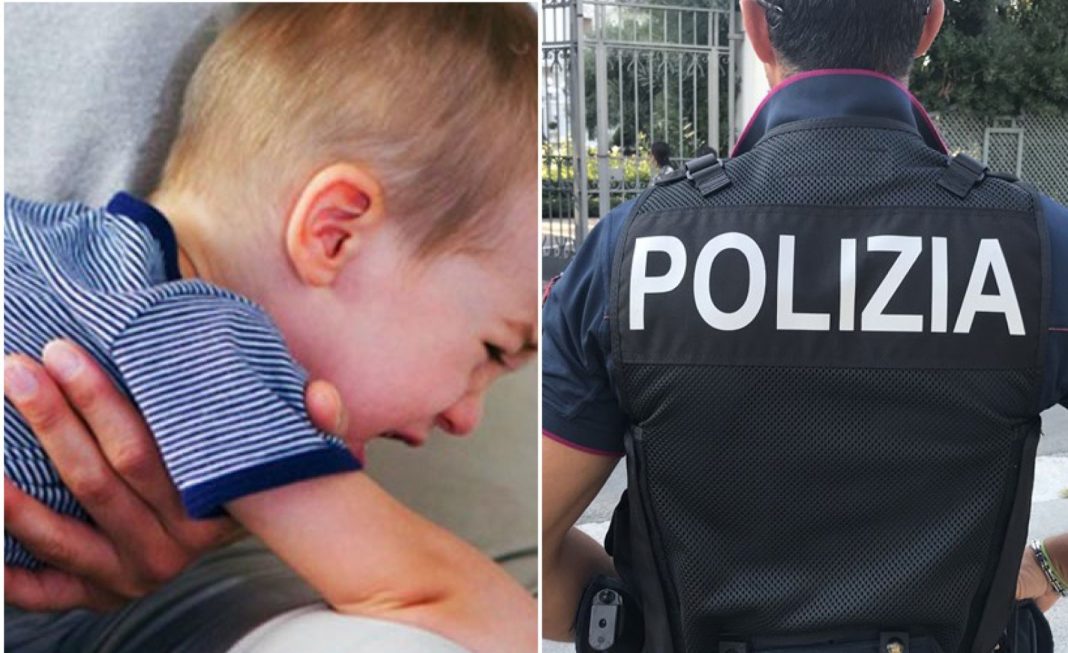 poliziotto neonata stava soffocando