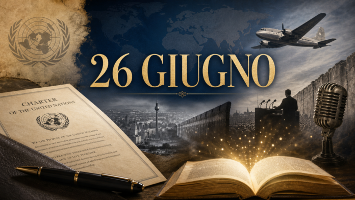 Accadde oggi, 26 giugno: dalla Carta dell’ONU a Harry Potter