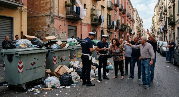 multe a Napoli per immondizia