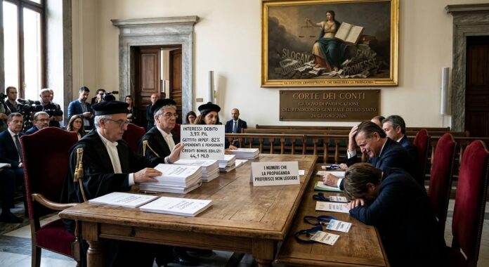 Corte dei conti, i numeri che la propaganda non vuole leggere Corte dei conti, i numeri che la propaganda non vuole leggere