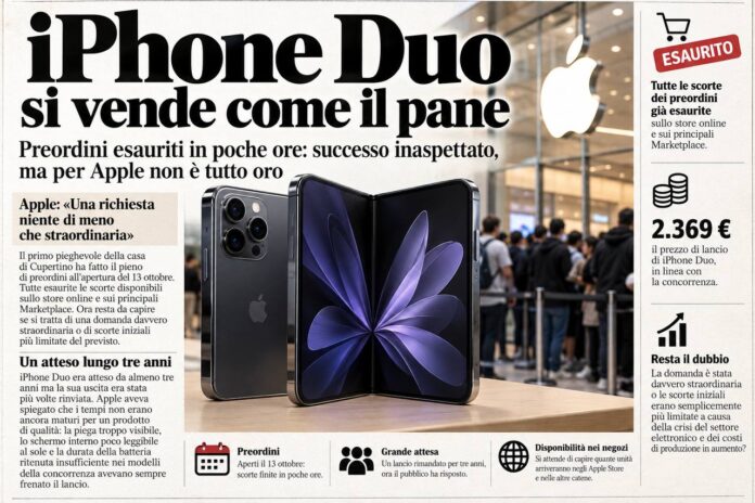 iPhone Duo è un successo di vendite iPhone Duo è un successo di vendite